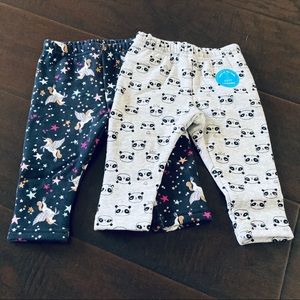 NWT 6m. Carter’s Baby Cozy Fleece Lined Snug Fit Leggings Bundle, 2 Count